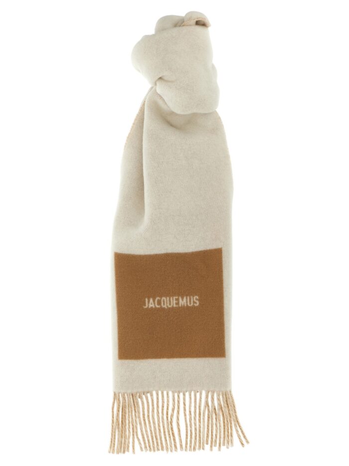 jacquemus 'l'echarpe rond carré' scarf JACQUEMUS 'L'Echarpe Rond Carré' Scarf