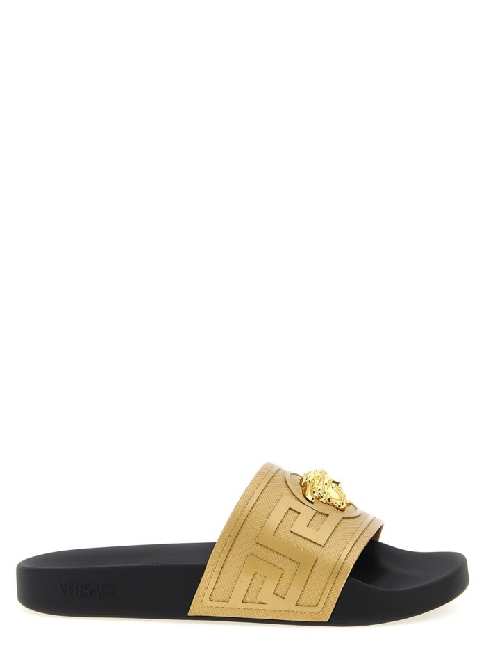 versace 'la medusa' slides Versace 'La Medusa' Slides