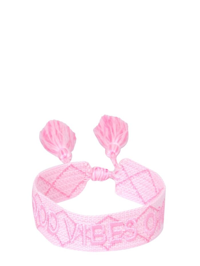 LABEL K BRAIDED FABRIC BRACELET