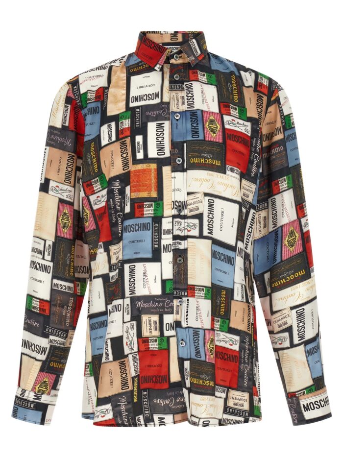 moschino 'labels' shirt Moschino 'Labels' Shirt