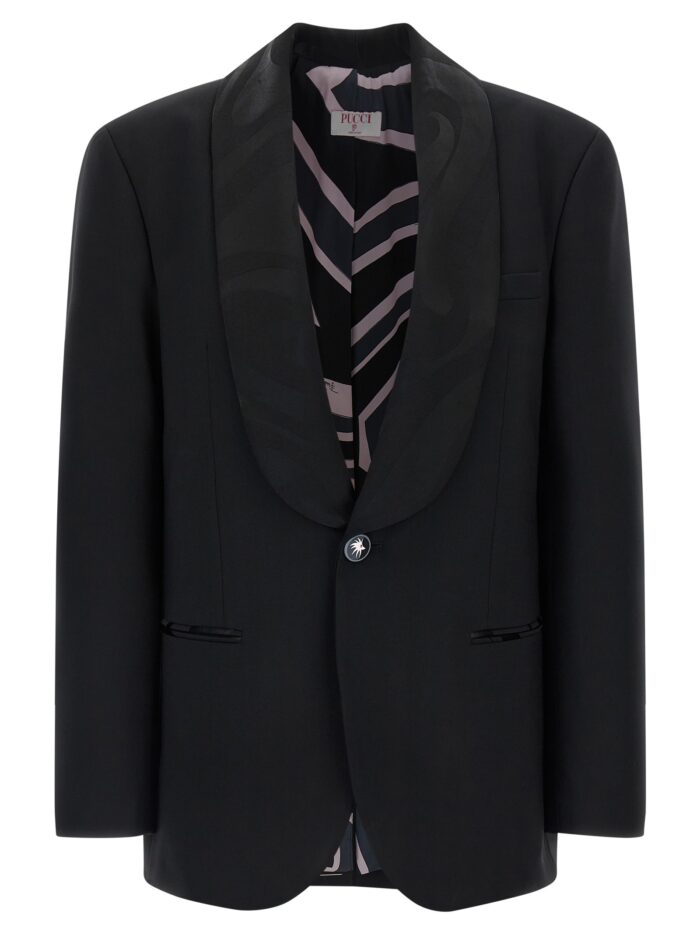 emilio pucci 'labirinto' single breasted blazer EMILIO PUCCI 'Labirinto' Single-breasted Blazer