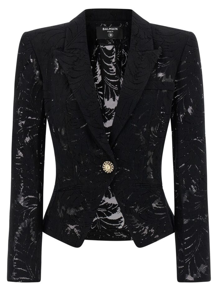 balmain lace blazer Balmain Lace Blazer