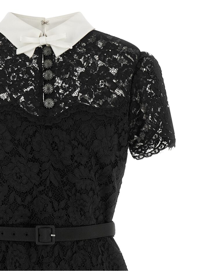 SELF PORTRAIT Lace Dress With Collar