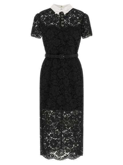 SELF PORTRAIT Lace Dress With Collar
