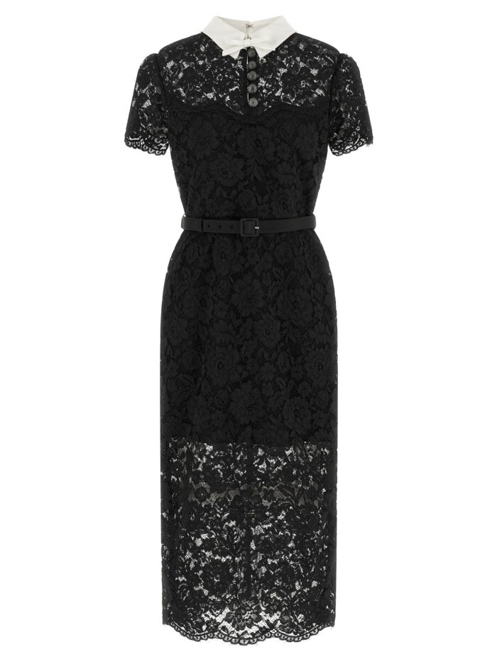 SELF PORTRAIT Lace Dress With Collar
