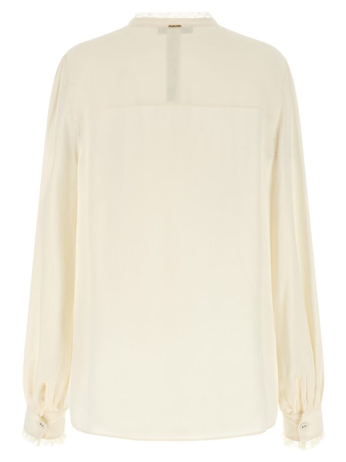 TWIN SET Lace Insert Shirt