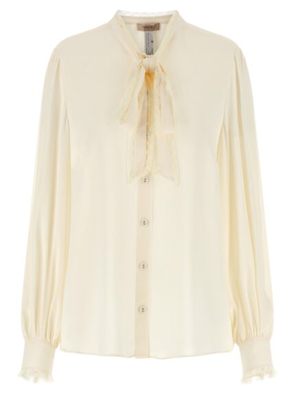 TWIN SET Lace Insert Shirt