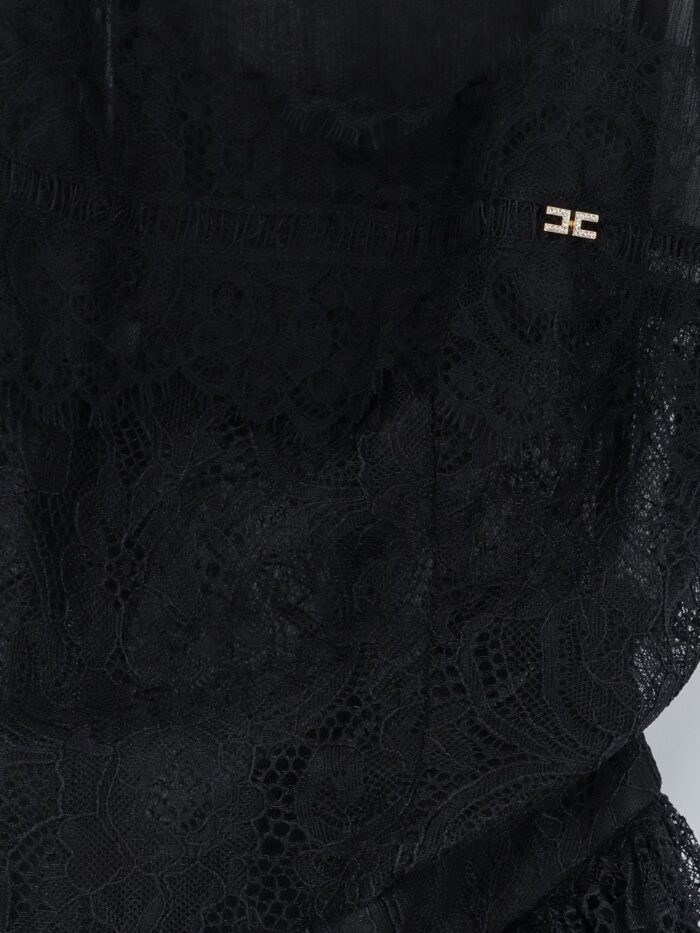 Elisabetta Franchi Lace Mini Dress