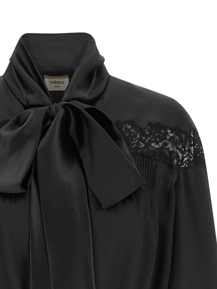 Saint Laurent Lace Silk Shirt