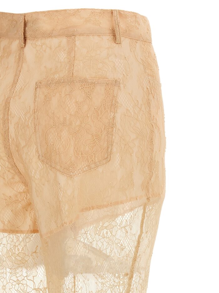 GIUSEPPE DI MORABITO Lace Trousers