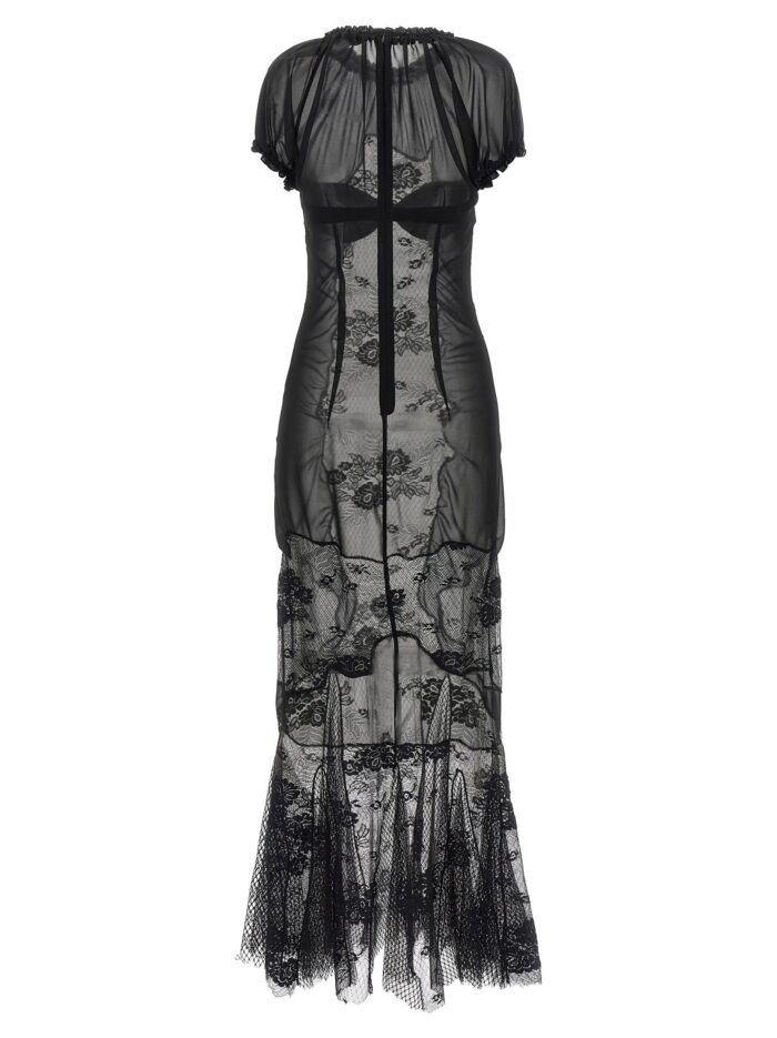 The Attico Lace Tulle Dress
