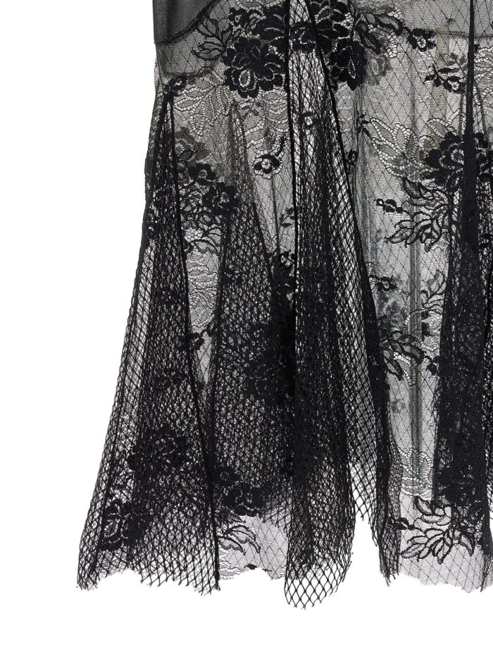 The Attico Lace Tulle Dress