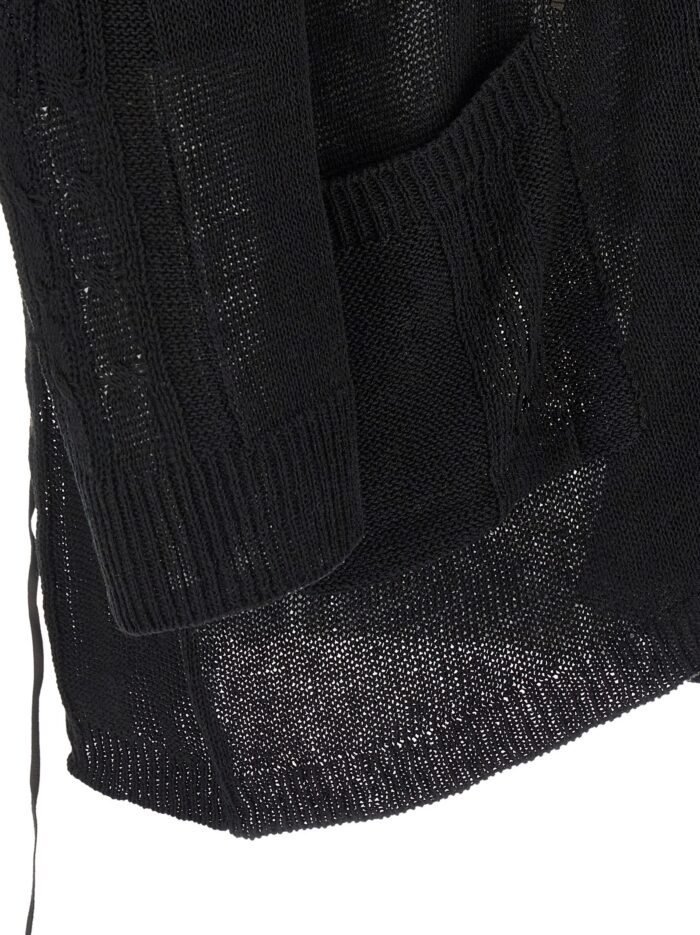YOHJI YAMAMOTO Lace Up Cardigan