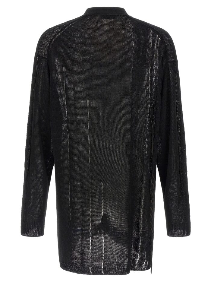 YOHJI YAMAMOTO Lace Up Cardigan
