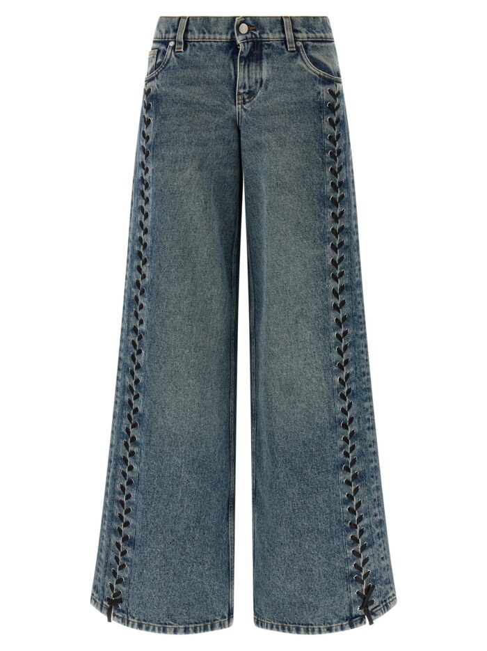 stella mccartney lace up jeans Stella Mccartney Lace-up Jeans