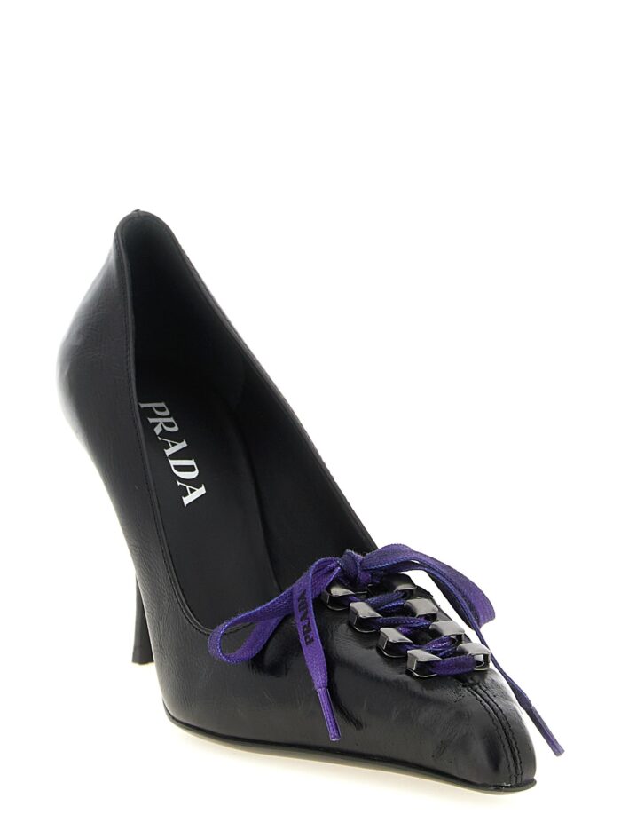 PRADA Lace-up Pumps