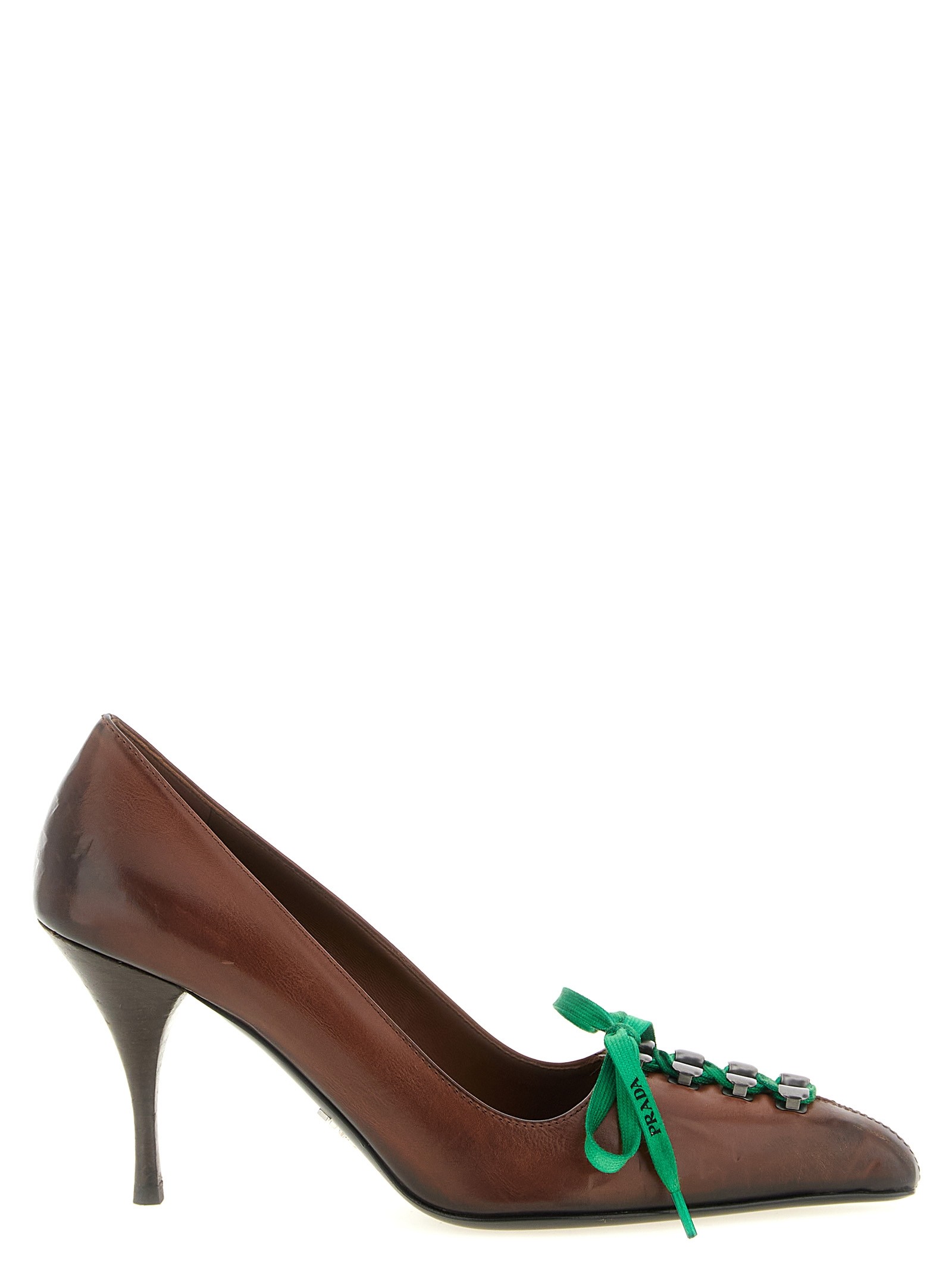 PRADA Lace-up Pumps