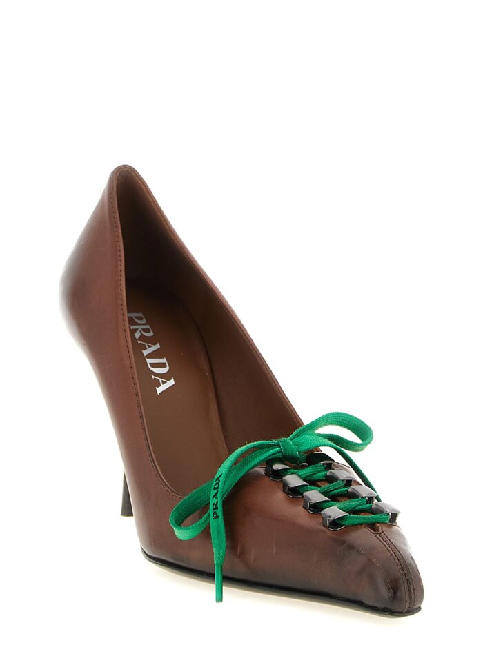 PRADA Lace-up Pumps