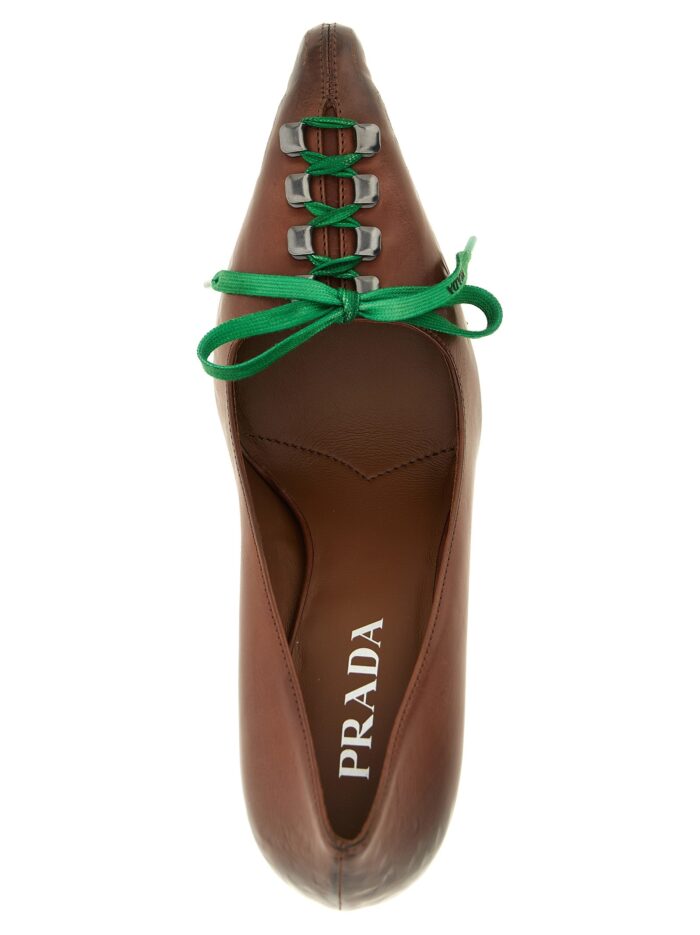 PRADA Lace-up Pumps