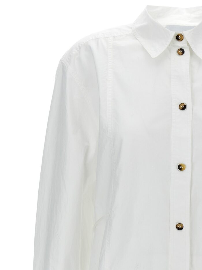 GANNI Lace-up Shirt