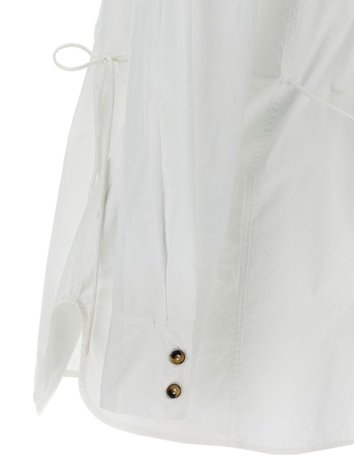 GANNI Lace-up Shirt