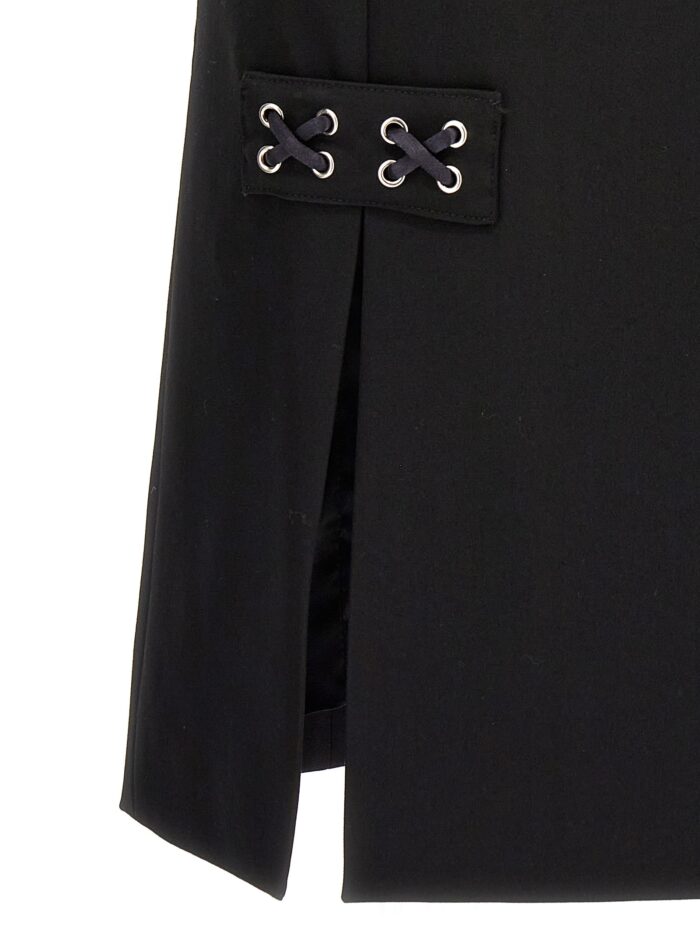 ALESSANDRA RICH Lace-up Skirt