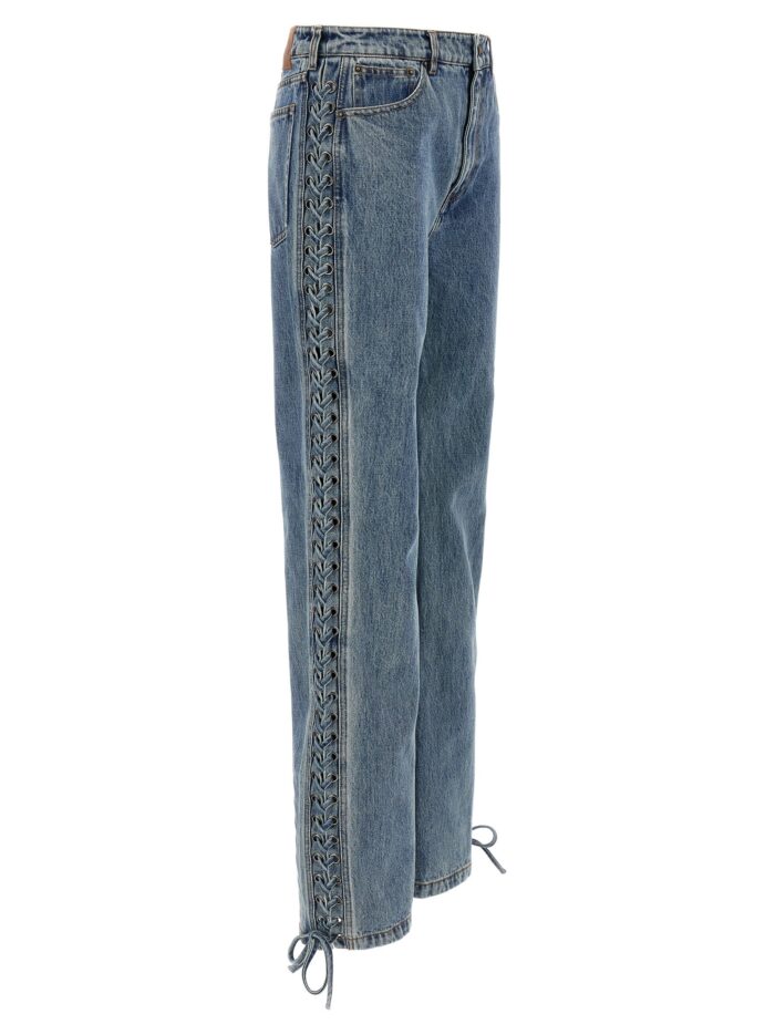ROTATE BIRGER CHRISTENSEN 'Laced Straight Leg' Jeans