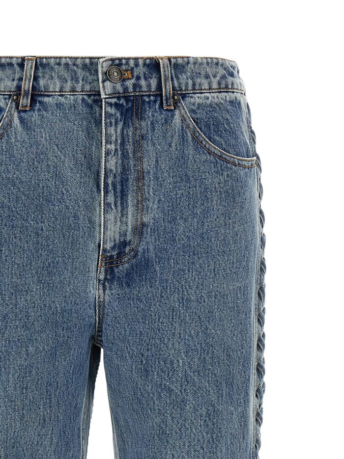 ROTATE BIRGER CHRISTENSEN 'Laced Straight Leg' Jeans