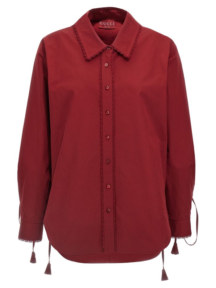 gucci lacing shirt Gucci Lacing Shirt