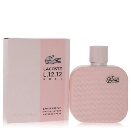 Lacoste Eau De Lacoste L.12.12 Rose By Lacoste - Eau De Parfum Spray 3.3 Oz