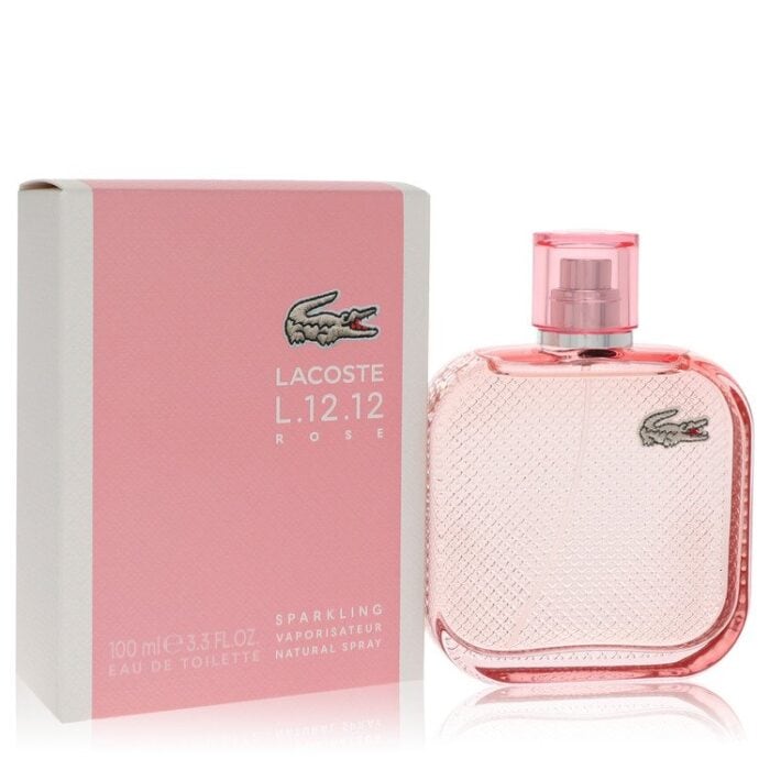 Lacoste Eau De Lacoste L.12.12 Rose Sparkling By Lacoste - Eau De Toilette Spray 3.3 Oz