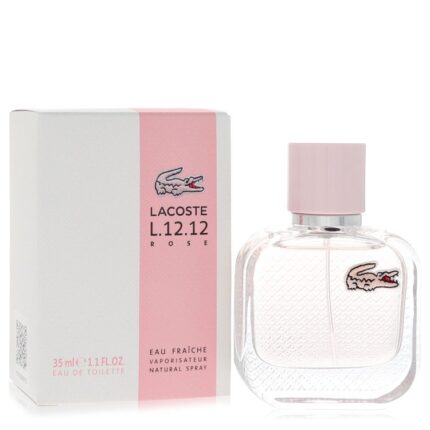 Lacoste Eau De Lacoste L.12.12 Rose Eau Fraiche By Lacoste - Eau De Toilette Spray 1.1 Oz