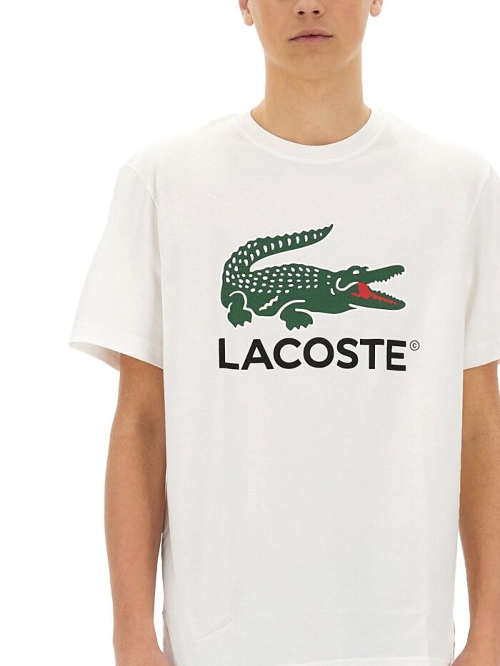 Lacoste COTTON T-SHIRT WITH PRINT