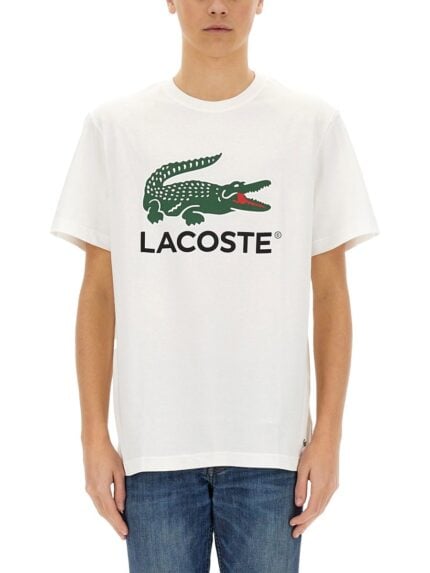 Lacoste COTTON T-SHIRT WITH PRINT