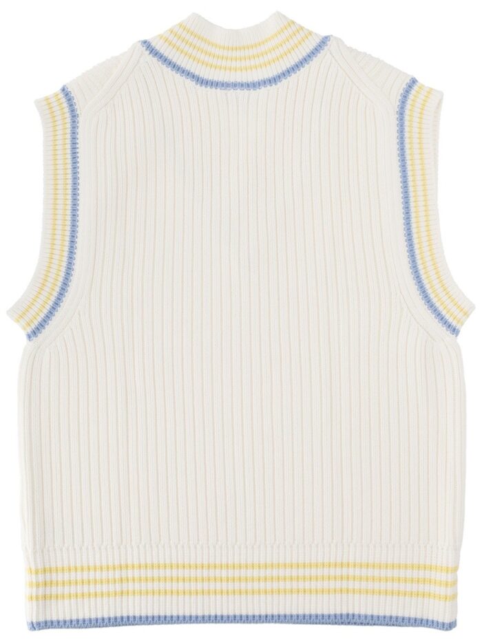 Lacoste GILET IN MAGLIA CON LOGO