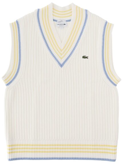 Lacoste GILET IN MAGLIA CON LOGO