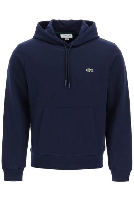 LACOSTE Hoodie With Logo Patch