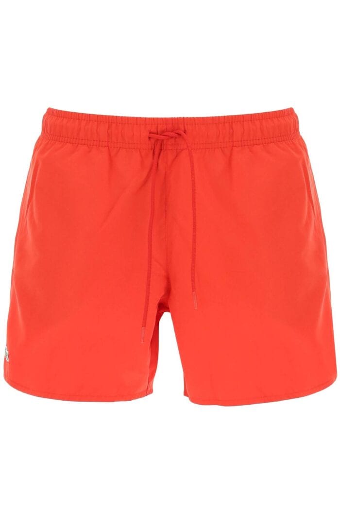 Lacoste Logo Patch Swim Shorts