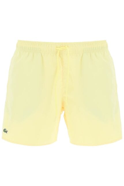 Lacoste Logo Patch Swim Shorts