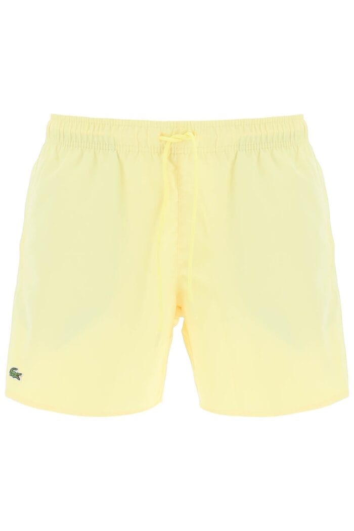 Lacoste Logo Patch Swim Shorts