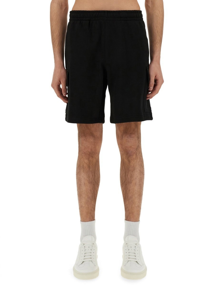 Lacoste SHORT CARGO IN COTONE FELPATO