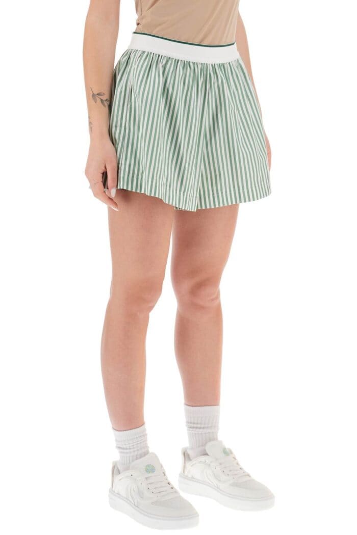 Lacoste Striped Cotton Shorts