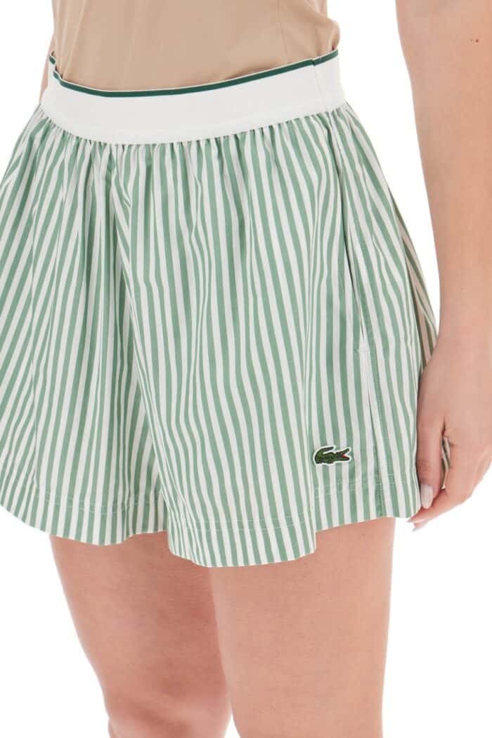 Lacoste Striped Cotton Shorts