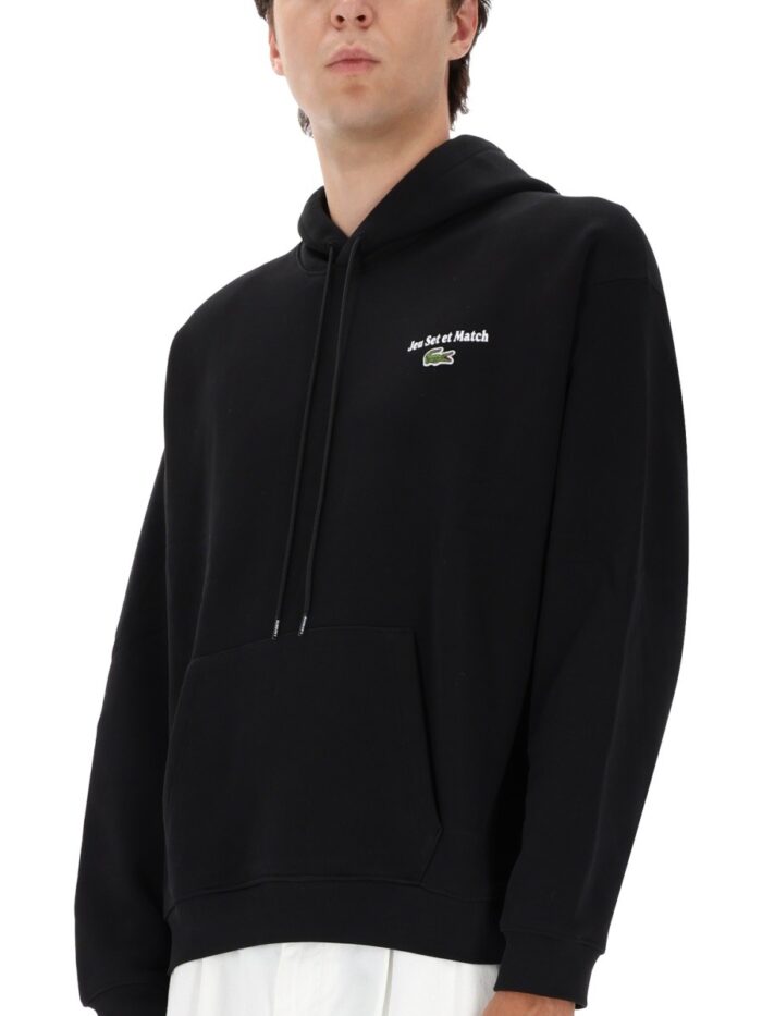 Lacoste SWEATSHIRT WITH LOGO AND PRINT