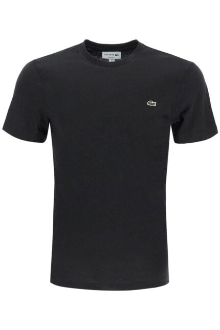 LACOSTE T-shirt With Patch Logo Design