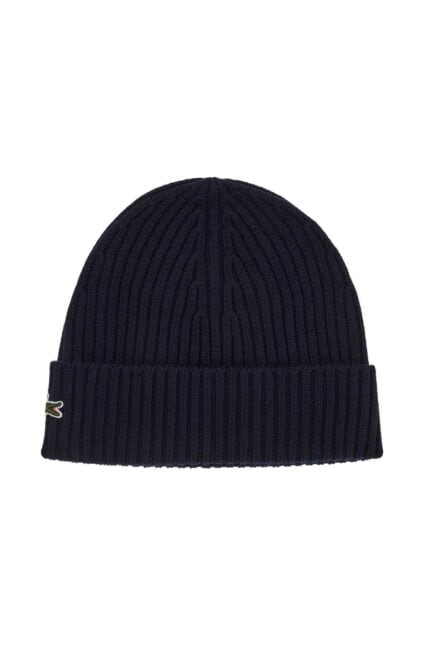 LACOSTE Wool Beanie Hat