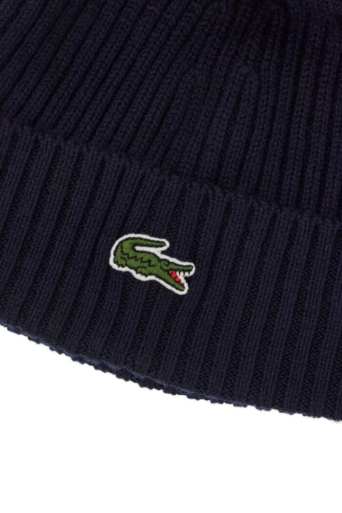 LACOSTE Wool Beanie Hat