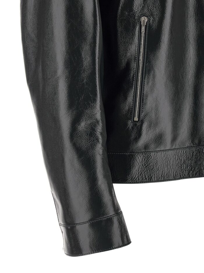Fendi Lacquered Leather Blouson