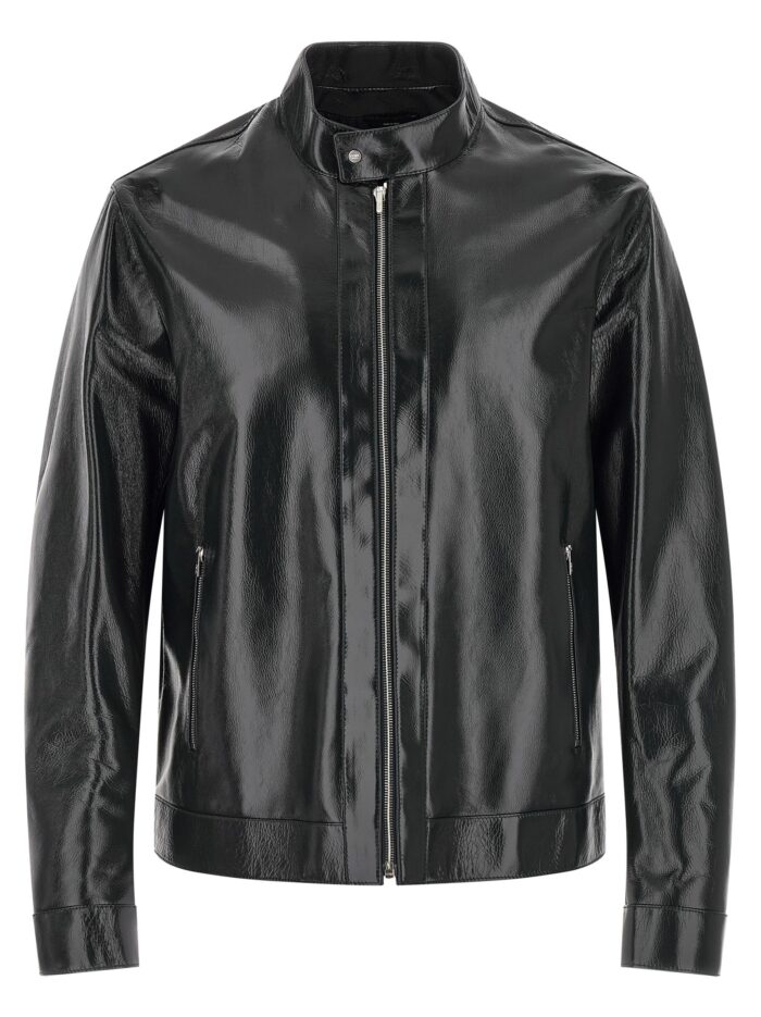 fendi lacquered leather blouson Fendi Lacquered Leather Blouson