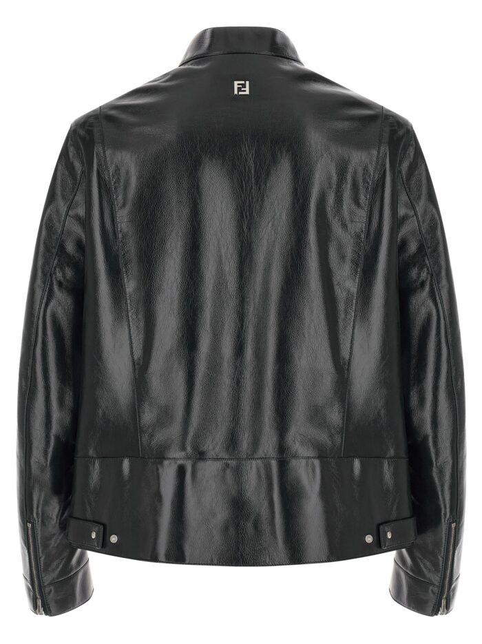 Fendi Lacquered Leather Blouson
